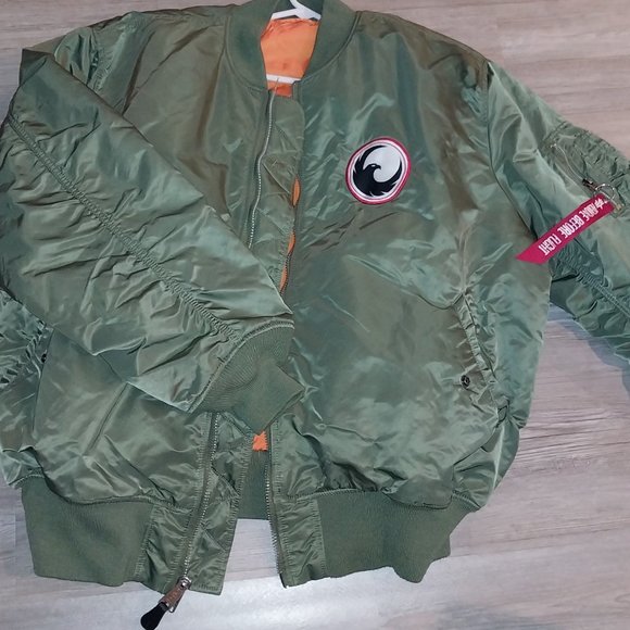 Alpha Industries MA-1 BOMBER JACKET MODIFIED - Picture 1 of 8